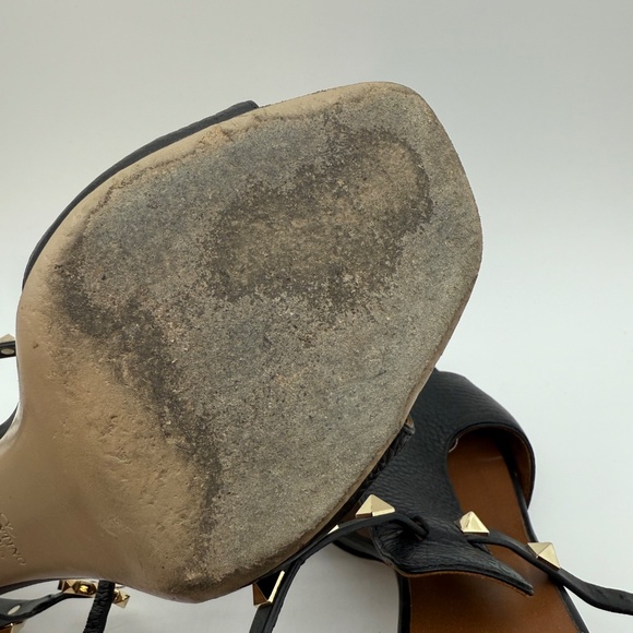 VALENTINO ROCKSTUD CHUNKY HEEL SANDALS SIZE 41 - Picture 6 of 7